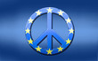 EU Flag Peace Symbol