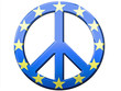 EU Metallic Peace Sign