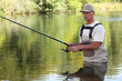 Man fishing