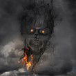 Illustration: Ghost skull Ghost skull