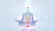 Lotus Meditation. Chakra activation.