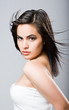Foto: Gorgeous young brunette woman. Gorgeous young brunette woman.