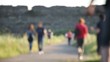 Video: Jogging and walking in the park (out of focus) Jogging and walking in the park (out of focus)