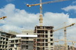 Foto: Construction site with crane Construction site with crane