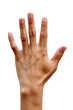Foto: men hand make thumbs up isolated over white men hand make thumbs up isolated over white
