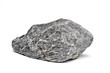 Rock boulder isolated on white