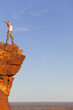 Photo: freedom woman on the rock freedom woman on the rock
