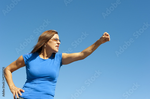 Photo: Woman in anger and rage Woman in anger and rage