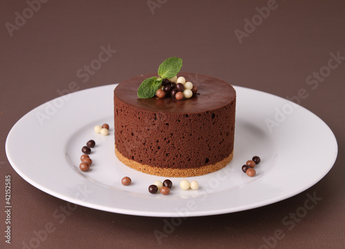 Photo: chocolate mousse cake chocolate mousse cake