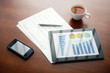Photo: Modern business workplace Modern business workplace