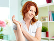 Red-haired lady