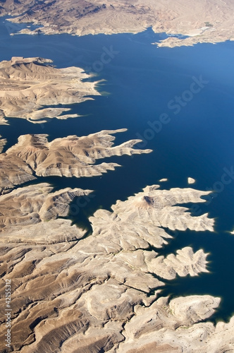 Foto: Aerial view of the Colorado River and Lake Mead Aerial view of the Colorado River and Lake Mead