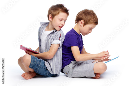 Photo: Hi-tech kids Hi-tech kids