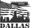 Grunge label with name of Texas, Dallas, vector illustration