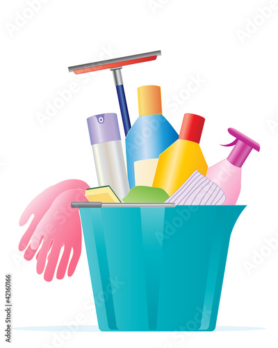 Vektor: spring cleaning spring cleaning