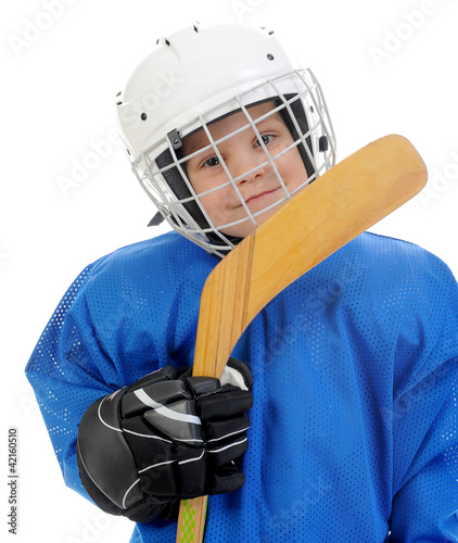 Photo: Little Boy Hockey Player Little Boy Hockey Player