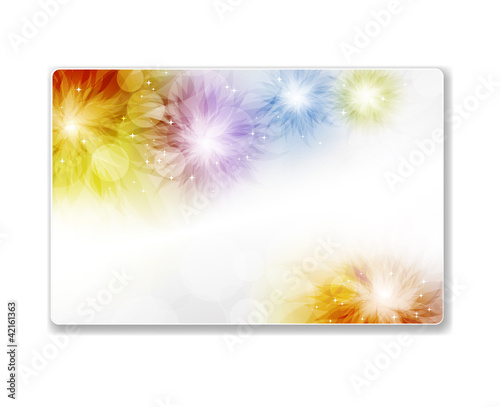Vector: Beautiful gift card Beautiful gift card