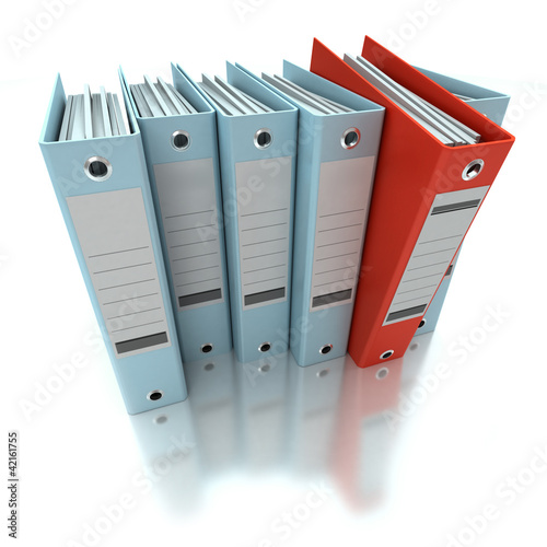 Illustration: Filing and organizing information blue Filing and organizing information blue