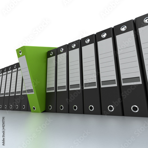 Photo: Filing and organizing information Filing and organizing information