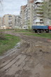 Bad roads in Russia and Ukraine