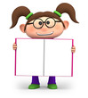 girl with open book