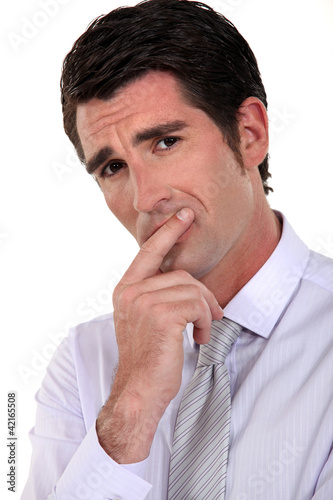 Foto: Businessman in thought Businessman in thought