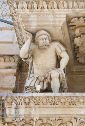 Foto: Santa Croce Basilica. Lecce. Puglia. Italy. Santa Croce Basilica. Lecce. Puglia. Italy.