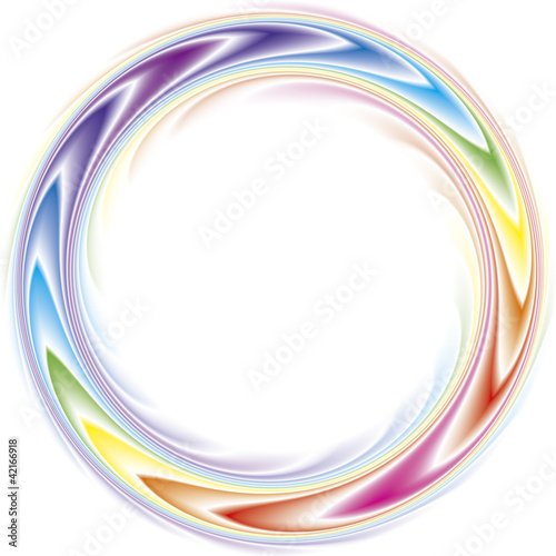 Vector: Vector abstract background. The colors of the rainbow in a circu Vector abstract background. The colors of the rainbow in a circu