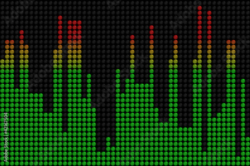 Illustration: led equalizer led equalizer