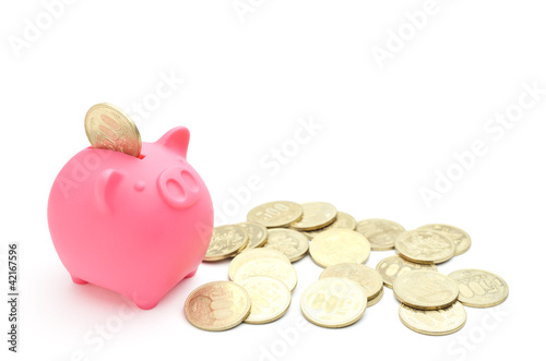 Photo: 豚の貯金箱500円 豚の貯金箱500円