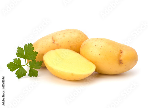 Photo: New potato and green parsley New potato and green parsley