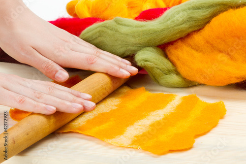 Foto: felt making felt making