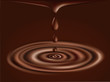 Chocolate background with drops. Vector eps10 illustration