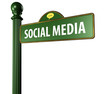 Social media street sign