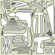 DIY tool - silhouette illustration