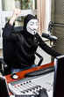 Antiglobalist expresses its demands on the radio