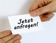 Foto: Jetzt anfragen! Jetzt anfragen!