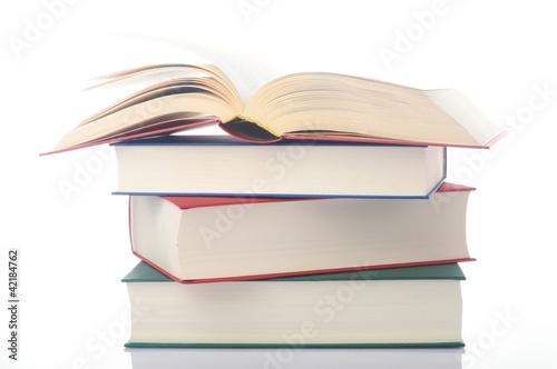 Photo: pile of books pile of books