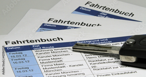 Foto: Fahrtenbuch Fahrtenbuch