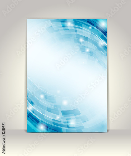 Vector: Business brochure template, abstract technology design Business brochure template, abstract technology design