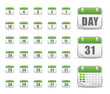 Website icons, calendar icons, icons Set, web buttons