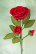 Photo: red rose crochet red rose crochet