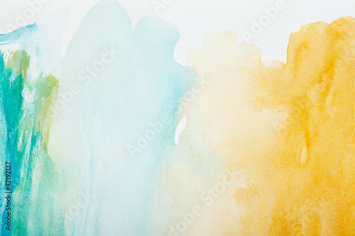 Photo: color strokes watercolor painting art color strokes watercolor painting art