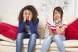 bored tired teenagers