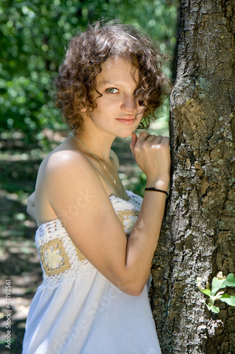 Photo: Portrait of a beautiful and sensual girl Portrait of a beautiful and sensual girl