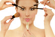Makeup applying
