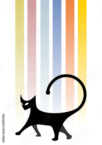 Vektor: Art cat Art cat