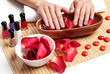 Photo: Hands Spa. Manicure concept Hands Spa. Manicure concept