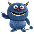 blue furry alien