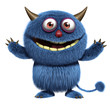 blue furry alien